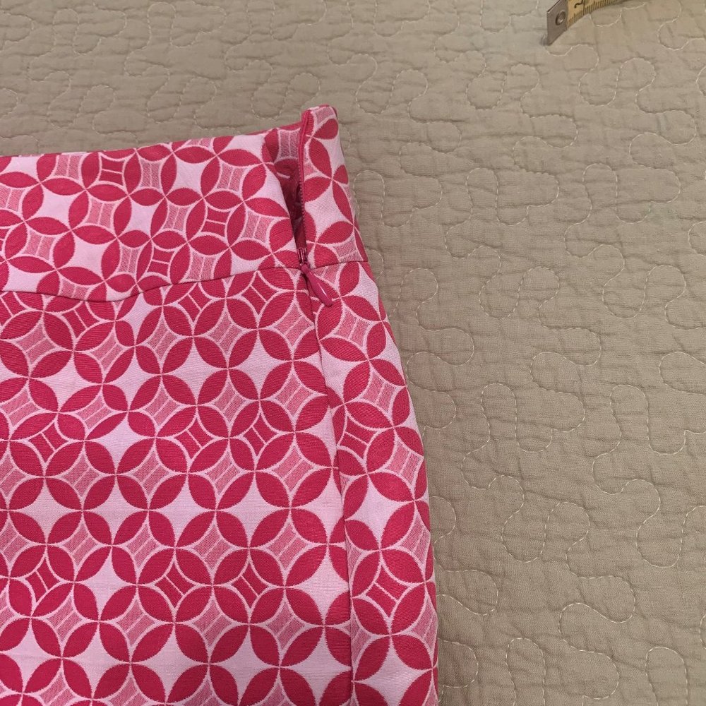 Abstract print skirt